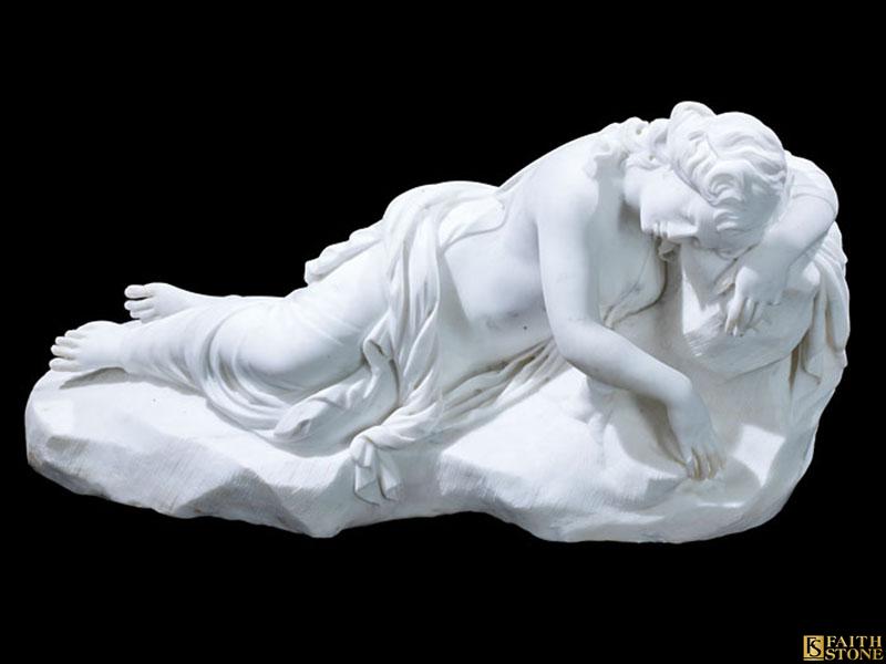 Large Italian Statue of a Sleeping Nymph