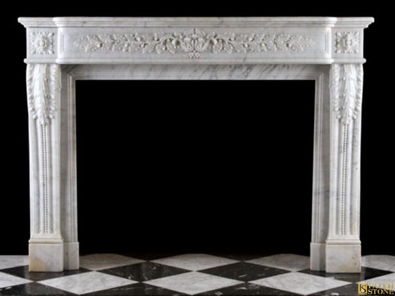 Carrara Marble Chimneypiece