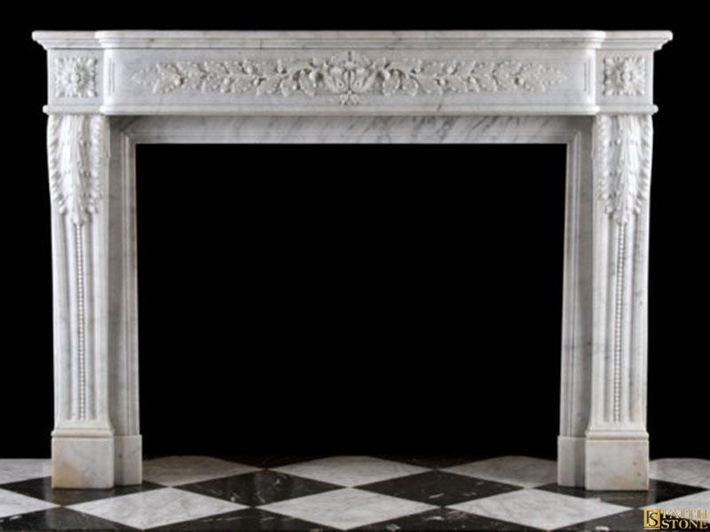 Carrara Marble Chimneypiece