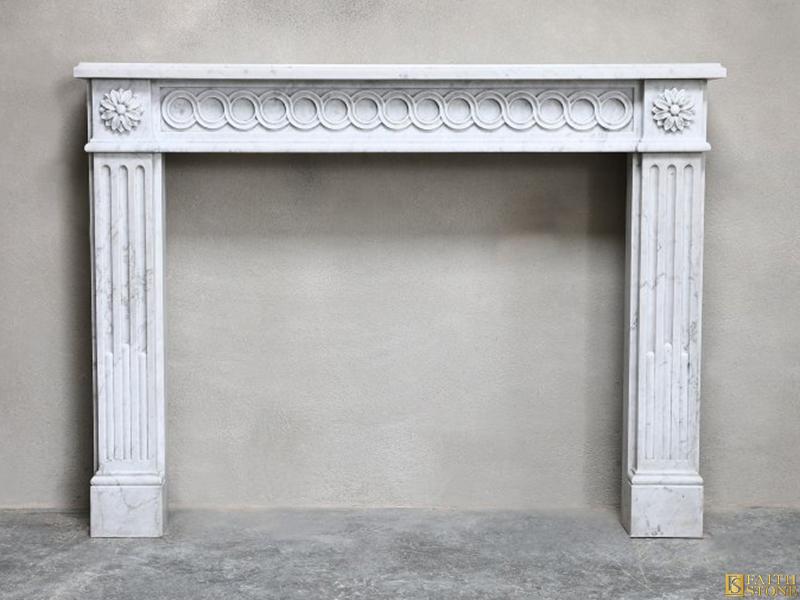 ANTIQUE MARBLE FIREPLA