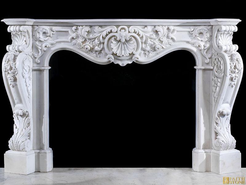 Rococo fireplace