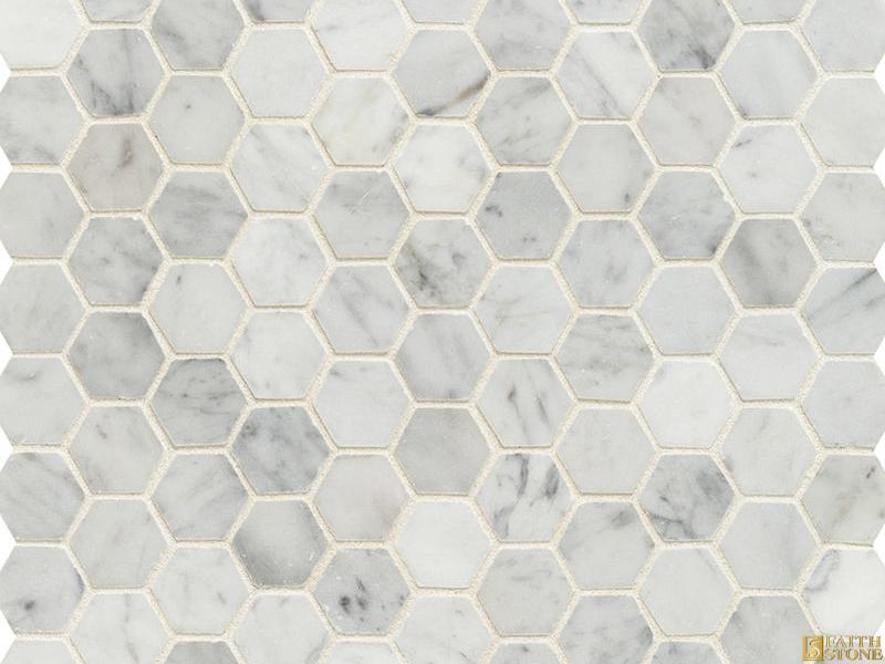 Bianco Carrara Marble Mosaic