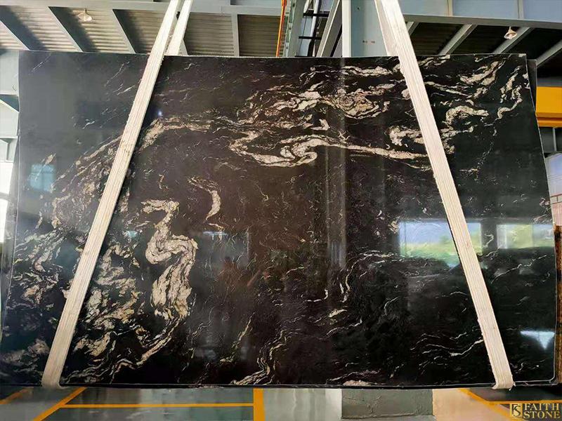 Black Granite Slabs 