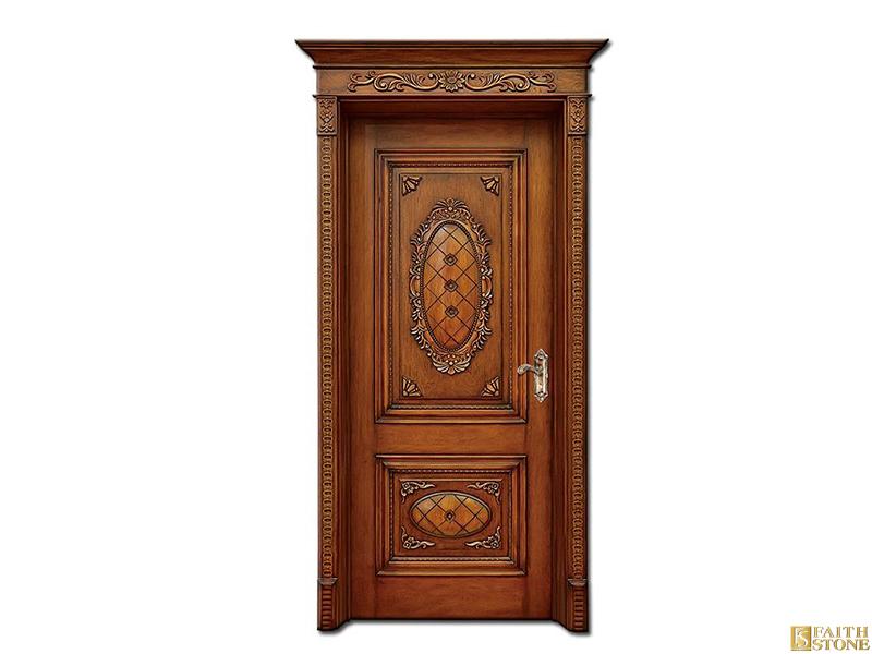 100% solid wood door