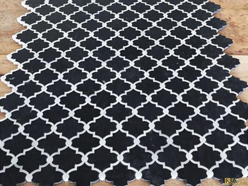 Hexagon Marble Mosaic Tiles 
