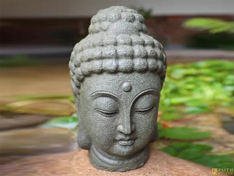 Buddha Head Sculpture