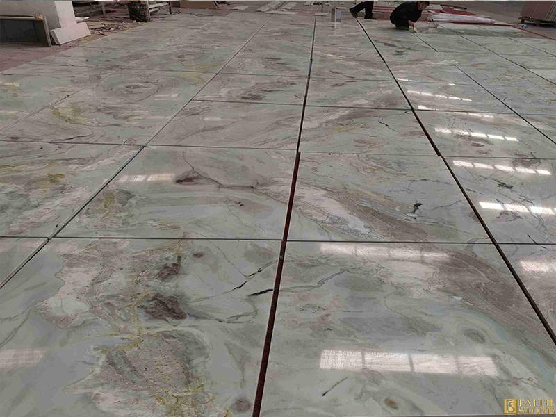 green Marble Slab