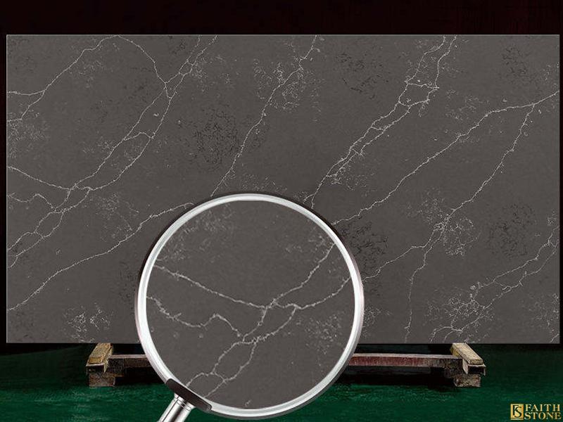 gray Quartz Surface Slab