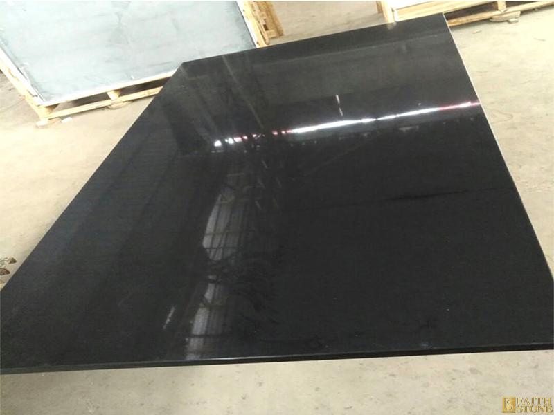 Pure Black Quartz Slab