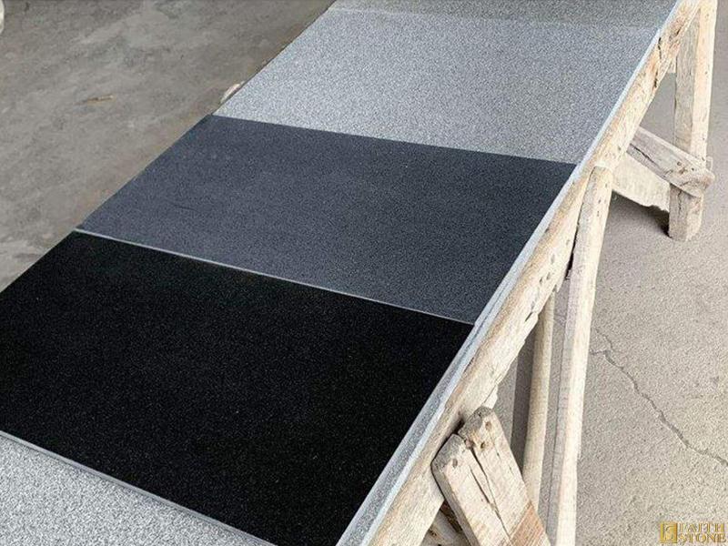 black granite slabs