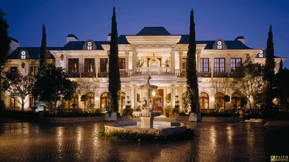 Los Angeles House stone front