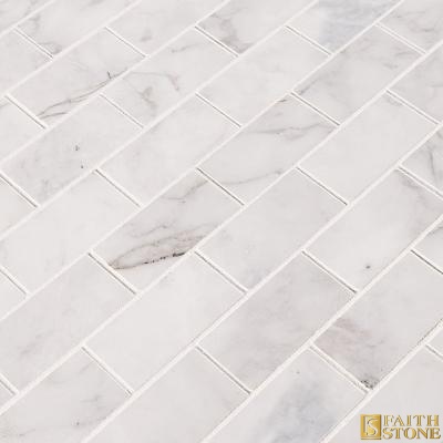 White Marble Metro Tiles