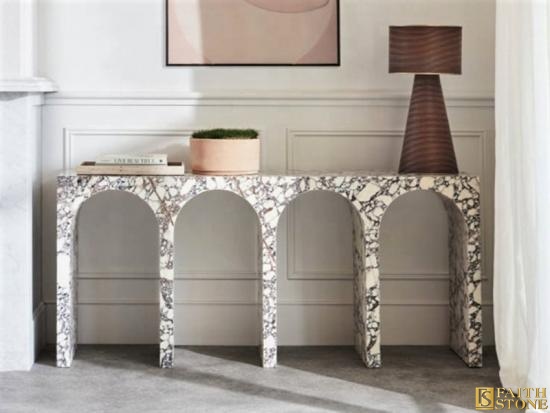 Custom Arched Console Table - Thefaithstone.com