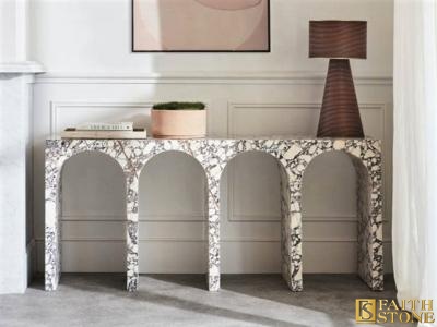 Custom Arched Console Table - Thefaithstone.com