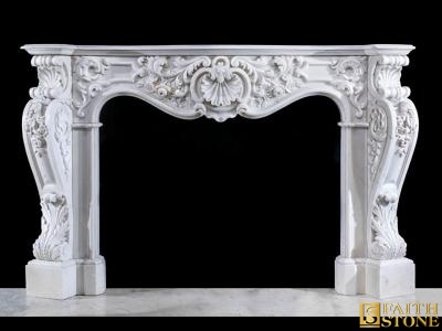 marble fireplace