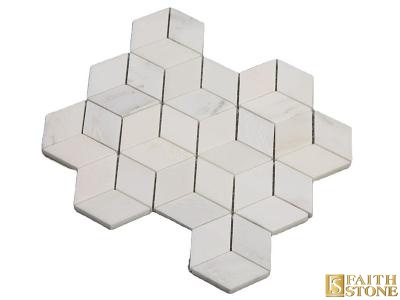 carrara white marble mosaic