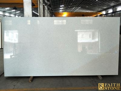 Sparkle White Crystal Quartz Slab